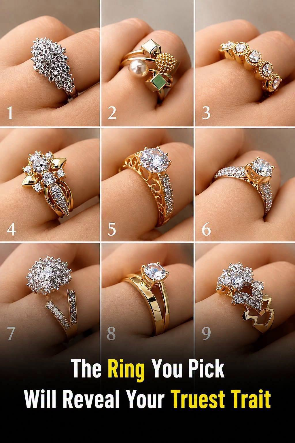 Choose a Ring and Discover What Your Choice Says About Your Personality
