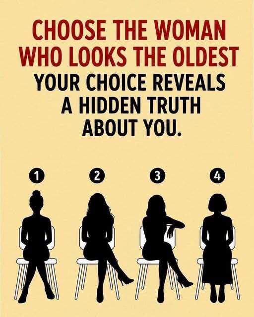 Choose the Woman Who Looks the Oldest