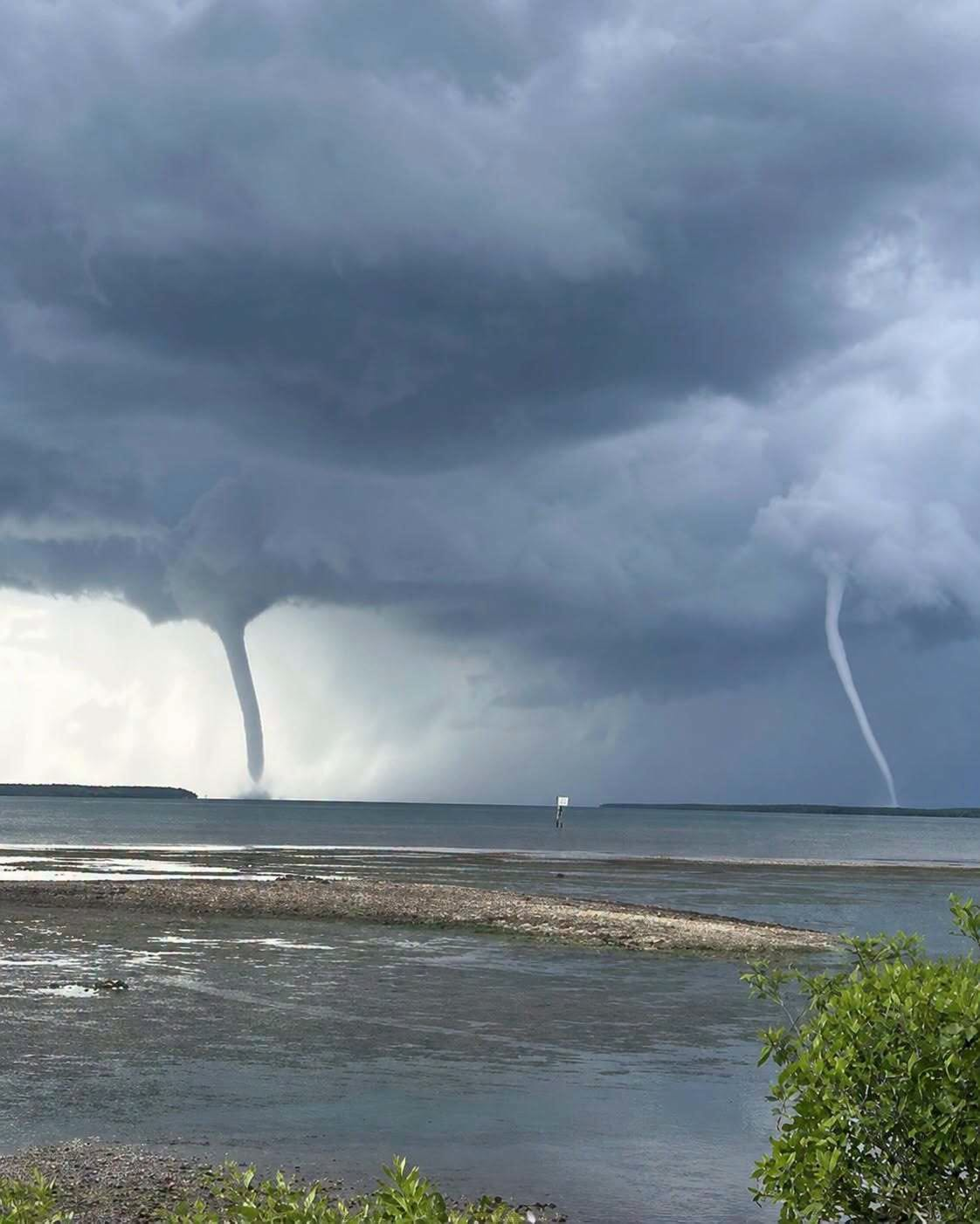 Two marine storms just occurred minut