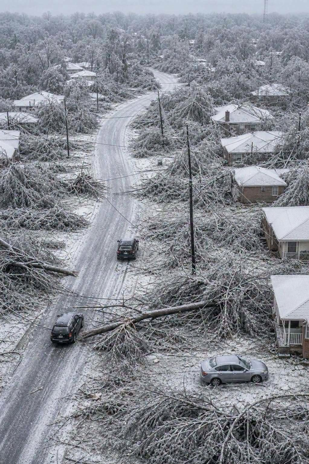 Winter Weather Brings Freezing Rain and Power Outages — Residents Urged to Stay Safe
