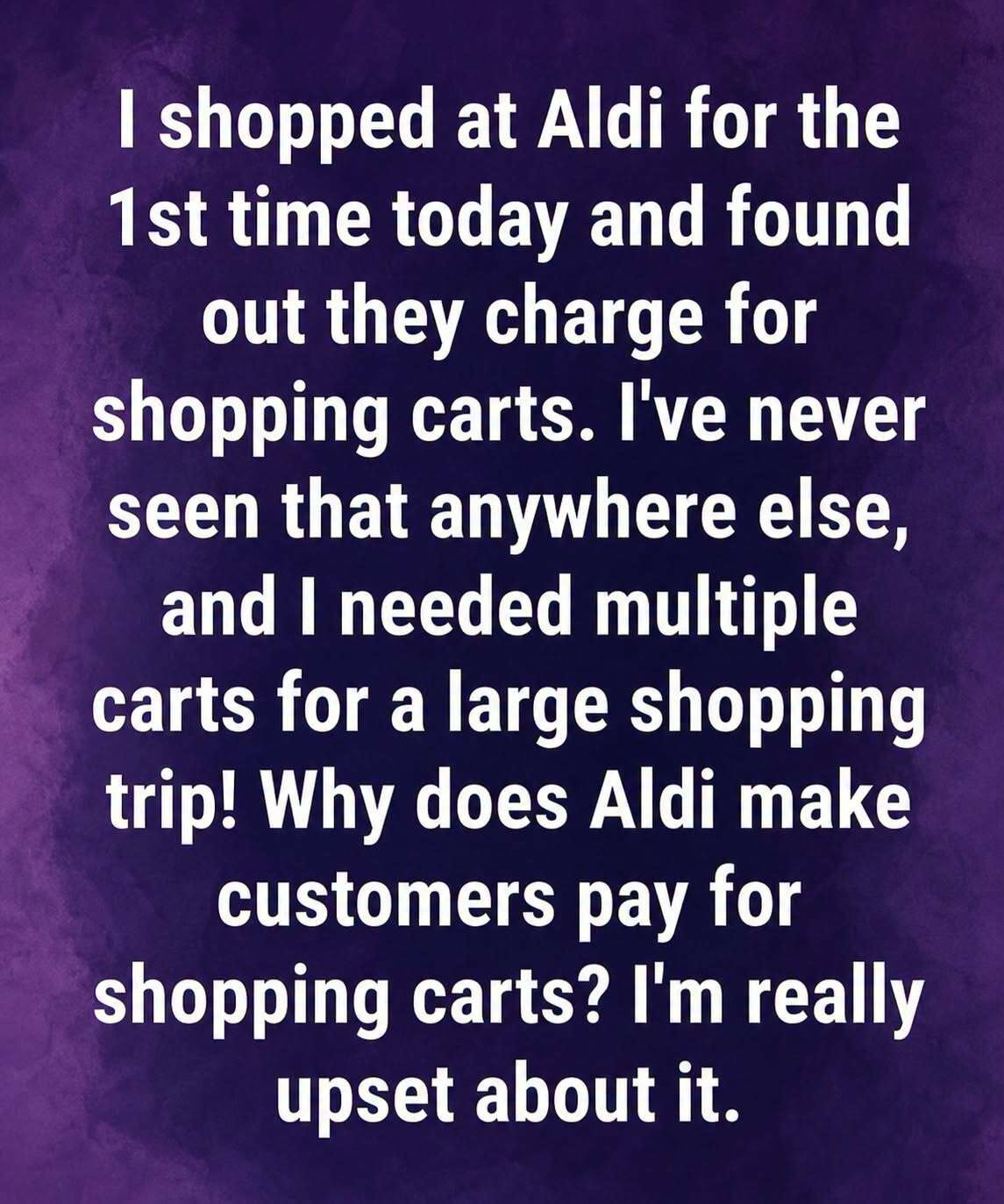 Why Aldi Uses a Coin Deposit for Shopping Carts