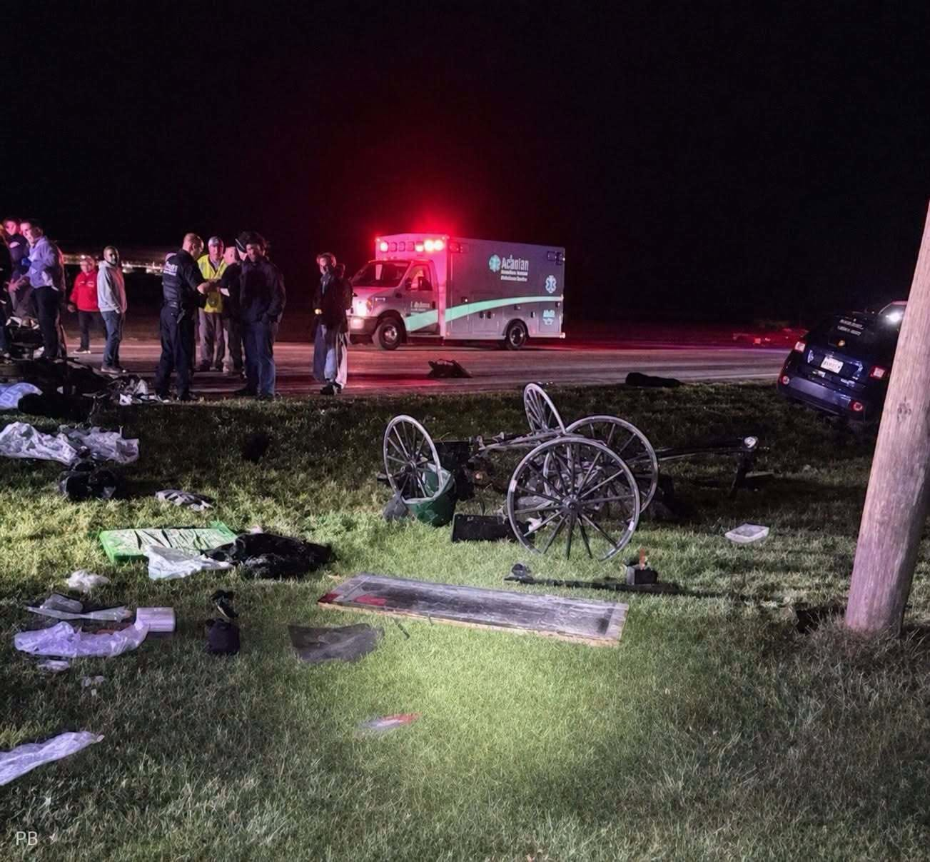 Jeep Smashes Buggy, Ejects Fa