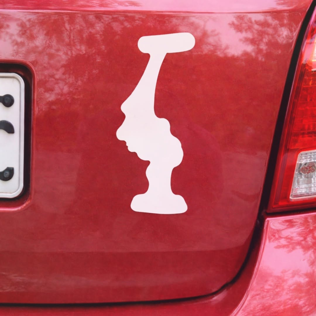 My grandpa saw this sticker and took a pic. What is it? He wants to know.