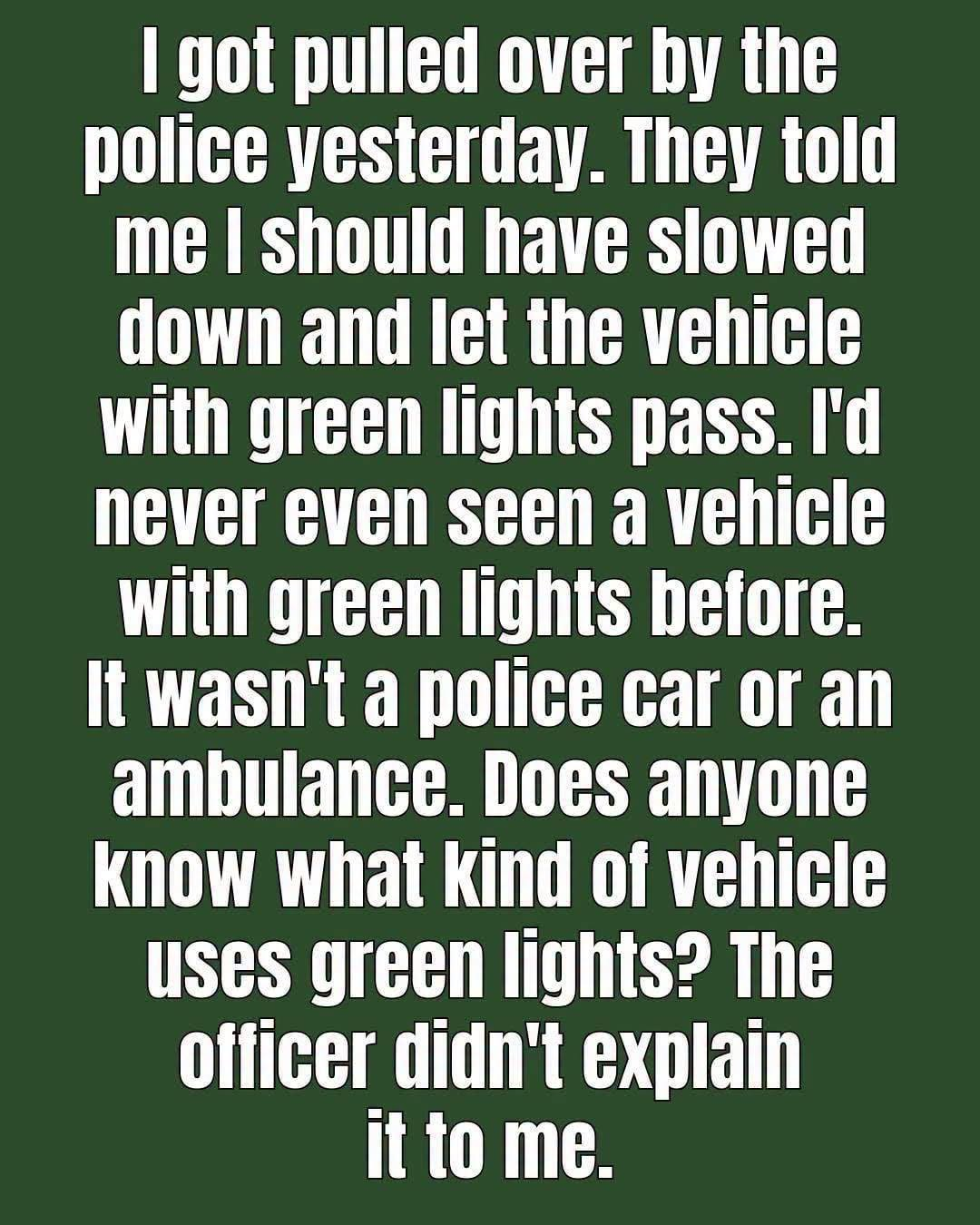 What Do Green Lights on Cars Mean?