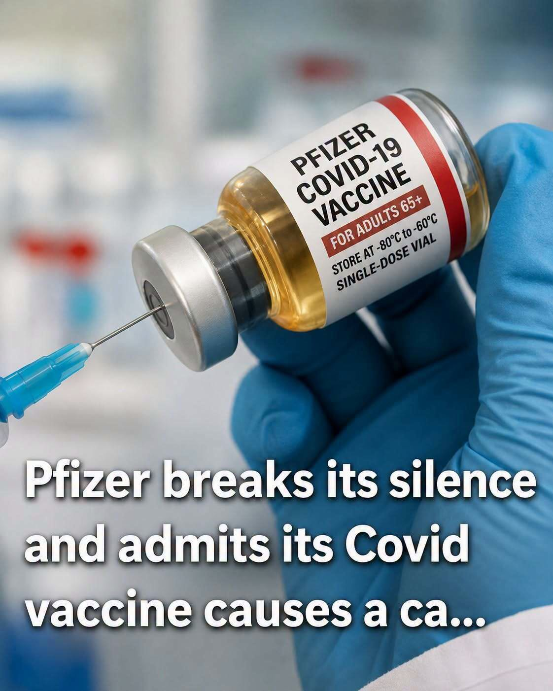 Pfizer admits its Covid vac cine