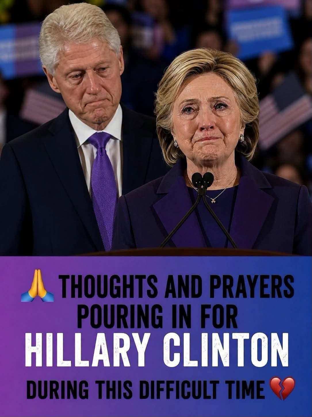 Hillary Clinton reveals heartbreaking news … ⠀͏