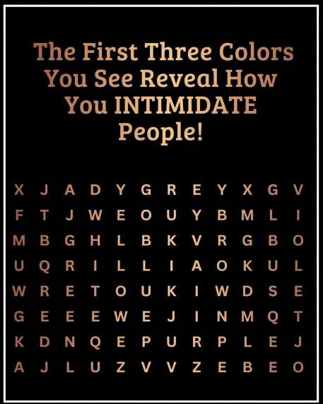 Color test: First color you see can say a lot about you