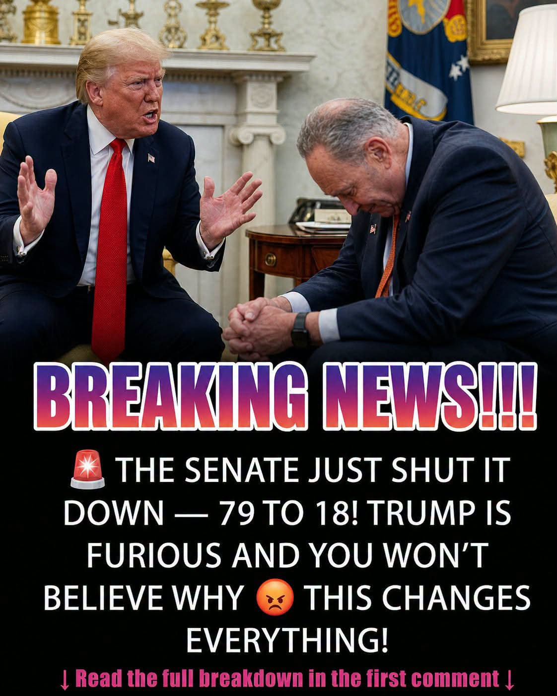 Senate Vote Shocks Trump 79 to 18 What Happened