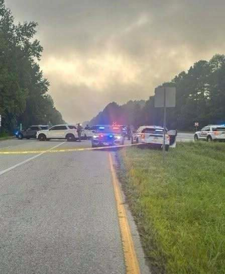 Police are urging everyone to stay away