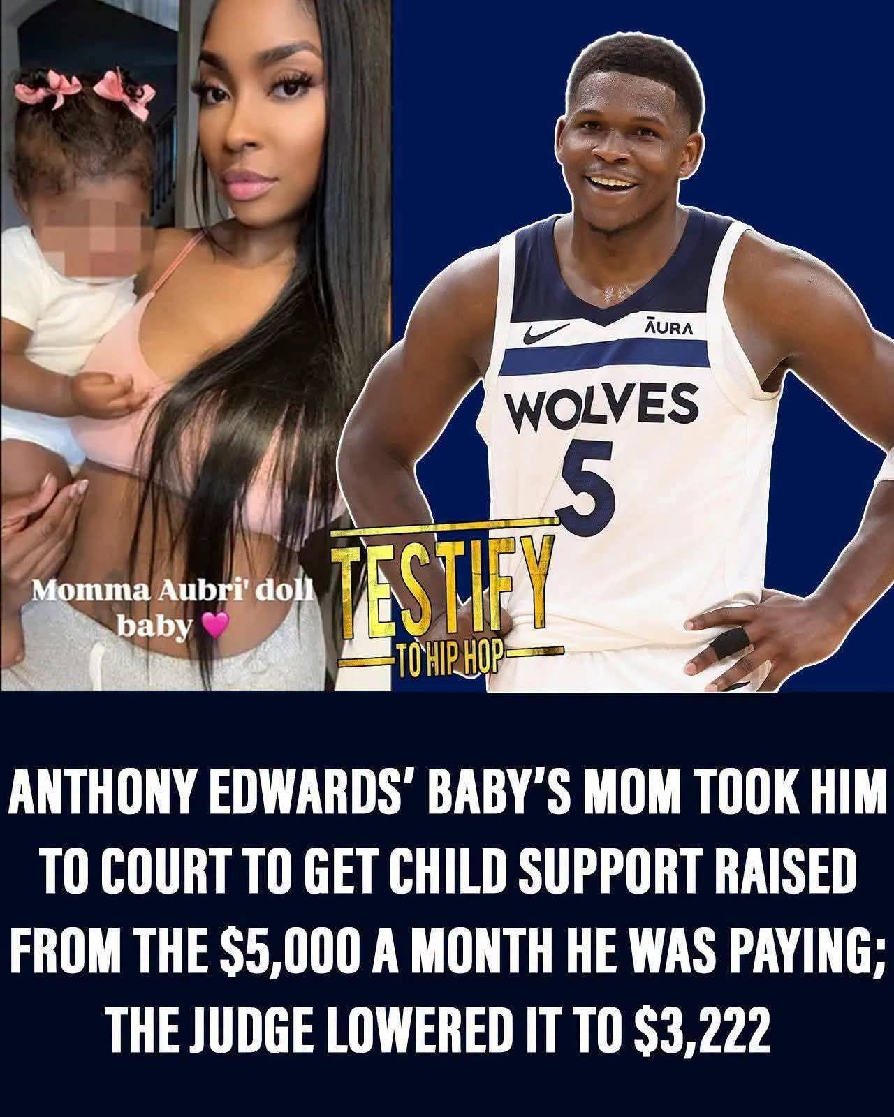 Anthony Edwards Wins Major Child Support Battle as Georgia Judge Sides With NBA Star
