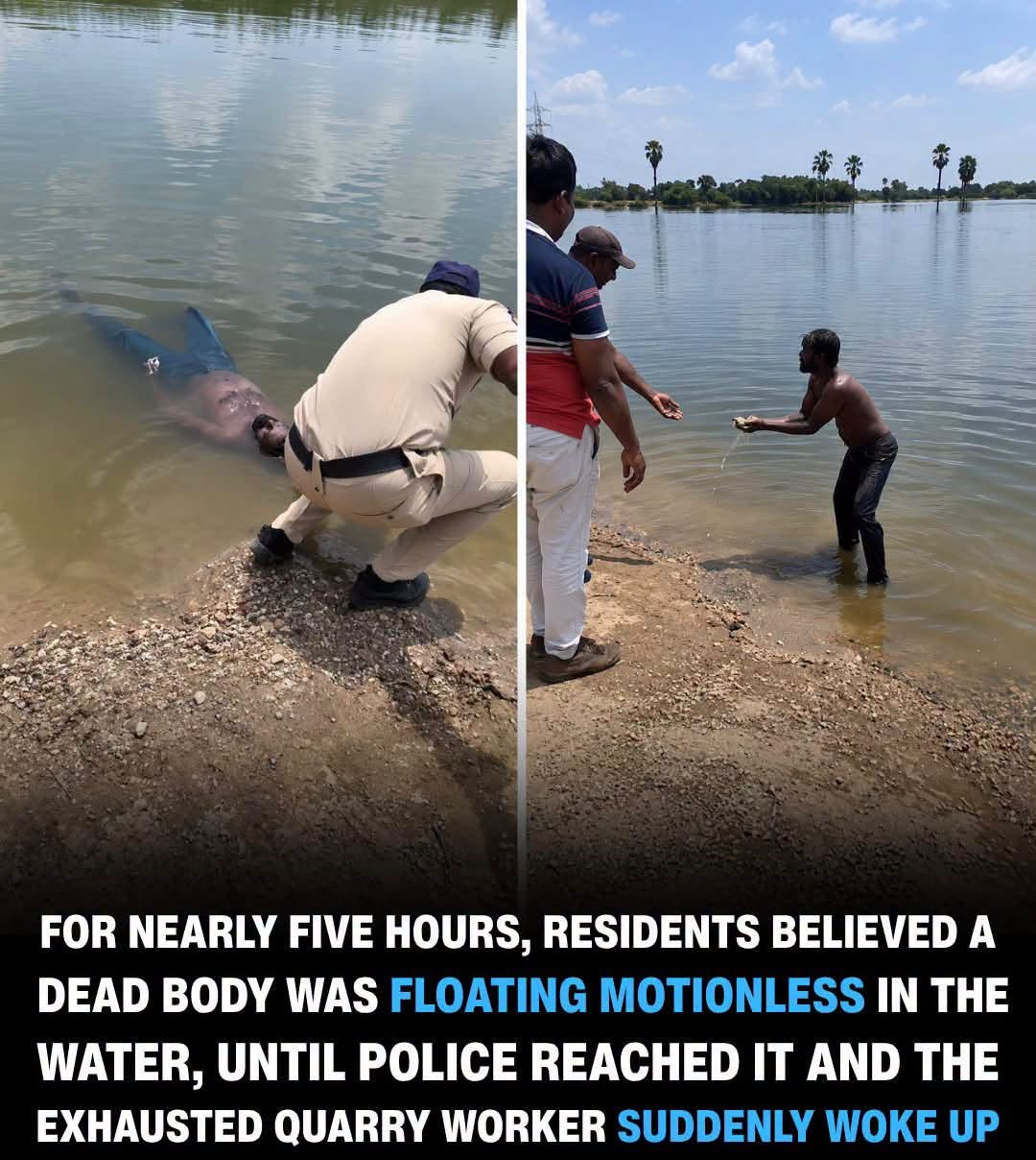 How do you mistake a sleeping man for a dead body?