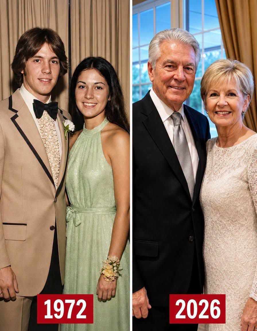 I MARRIED MY HIGH SCHOOL SWEETHEART AT 72…Two weeks later, his children kicked me out with nothing except the dress I had on.Then his lawyer showed up at my trailer and told me:“Garrett made certain you received exactly what you deserved.”Garrett kissed me behind the bleachers in 1972 and whispered:“Eleanor, one day I’ll buy you a diamond ring.”But life had different plans for us.We went our separate ways.I got married.He got married.We created separate lives, buried our spouses, raised families, and grew old.Then, fifty-three years later…He found me again.It happened at a church bake sale.He looked at me and smiled.“You still wear your hair the same,” he said.I laughed.“And you still know how to talk too smoothly.”It felt impossible.As if time had somehow folded back on itself.When Garrett asked me to marry him, I said yes.Not because of his money.Not because of his house.Not because of anything he owned.I said yes because he was the boy who once walked me home through the rain.The boy who made me feel loved before either of us understood what life had in store for us.But his children never believed that.They were certain I had married him for whatever he could leave me.Then, suddenly, Garrett died of a heart attack.And everything changed.His daughter stared into my eyes and said:“Get out. You’ve dishonored our mother’s memory long enough.”His son set my old suitcase down at my feet.I pleaded with them.“Please… at least let me take his photograph.”His daughter shook her head.“Nothing inside this house belongs to you.”So I left.I walked away wearing the same dress I had worn when I buried my husband.I moved into my sister’s old trailer beside a quiet county road.And every day, I missed Garrett more than I ever thought possible.Two weeks later, I was hanging laundry outside when I heard tires crunching over the gravel.I turned around.And froze.A black limousine was sitting outside my trailer.A man dressed in a gray suit stepped out, holding a sealed envelope.He walked toward me.“Eleanor,” he said softly, “I’m Garrett’s attorney.”“He left very specific instructions for me to deliver this to you personally.”He extended the envelope toward me.“Garrett wanted to make certain you received exactly what you deserved.”My hands were trembling so badly that it took me three tries to open it.Then I read the first line of his letter.And my knees gave way right there in the dirt.Because after all these years…I finally discovered what Garrett had arranged before he left this world. The rest of the story continues…