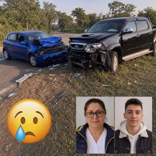 Truck and studend bus collision