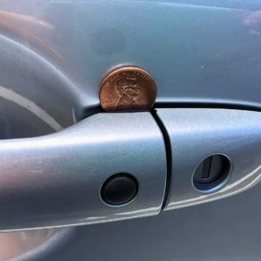 If You Find a Penny in Your Car Door Handle, Here’s What It Could Indicate