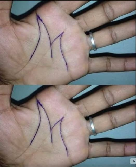 Here’s what the letter ‘M’ on the palm of your hand truly signifies