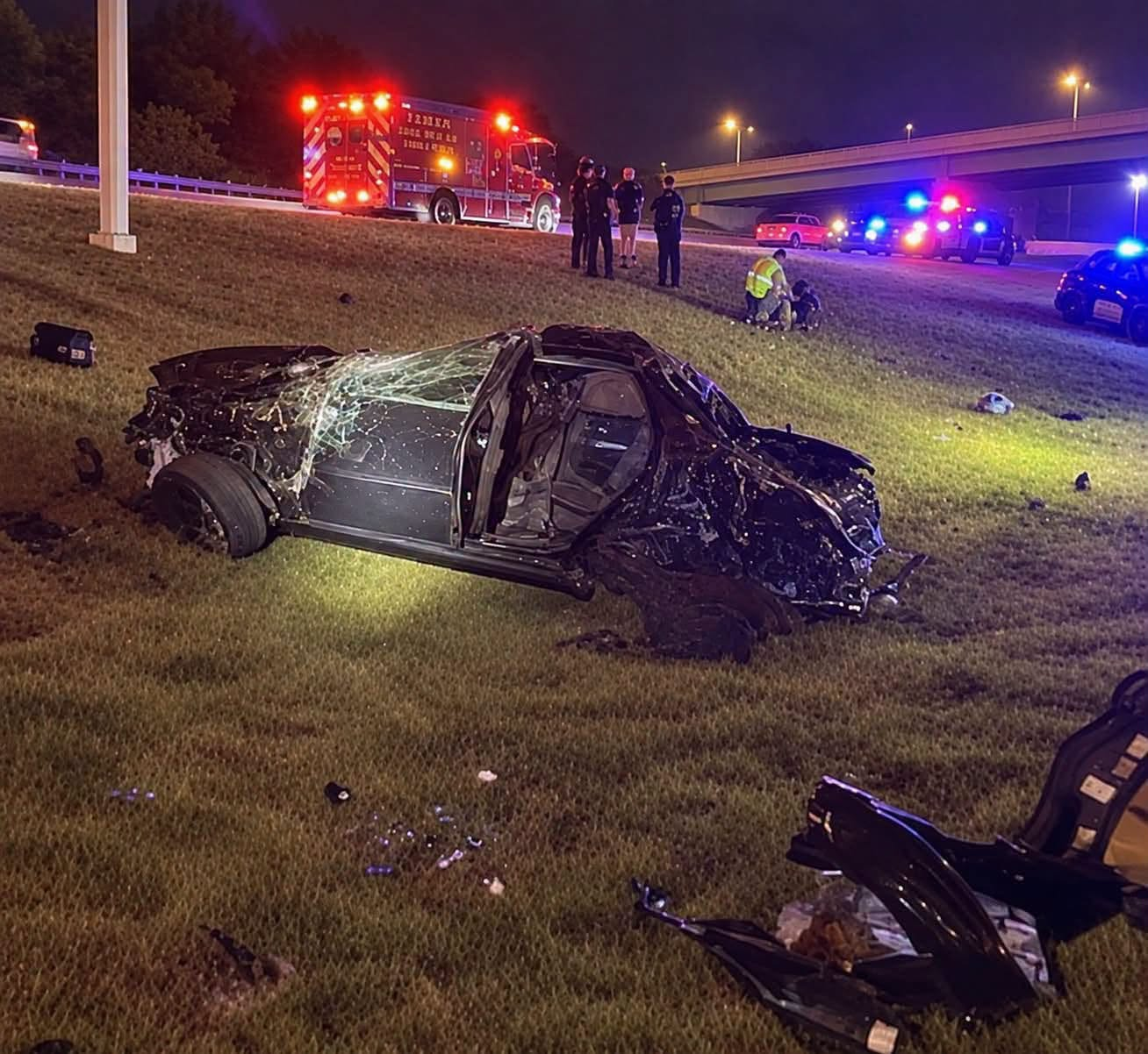 A major accident happened just minutes ago on the Sa…