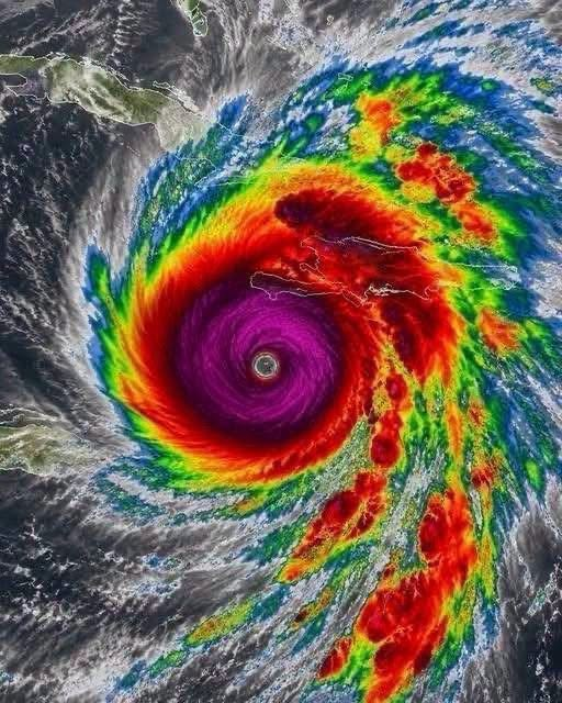 BREAKING NEWS Large Hurricane MELISSA CATEGORY 5 forming… See more