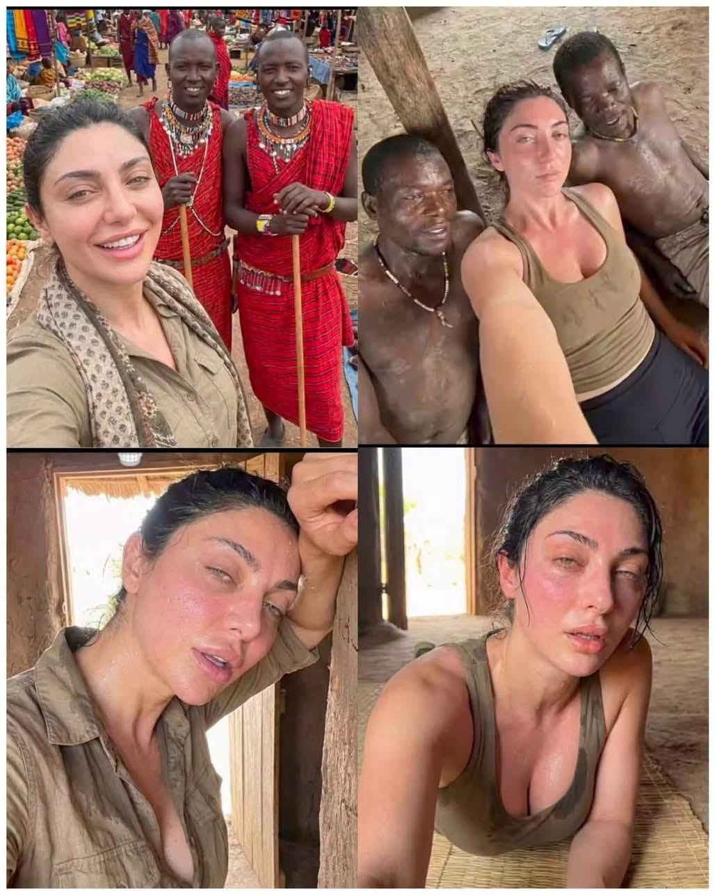 They had to help her walk after they … see more!!!