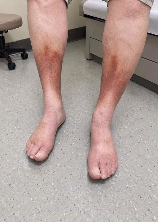 Persistent Leg Swelling and Skin Darkening: When to See a Doctor
